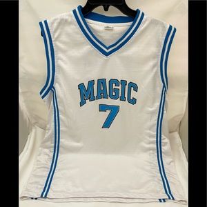 J J Ridick Orlando Magic Basketball Jersey # 7 Blue White NBA Unisex Sz XXL